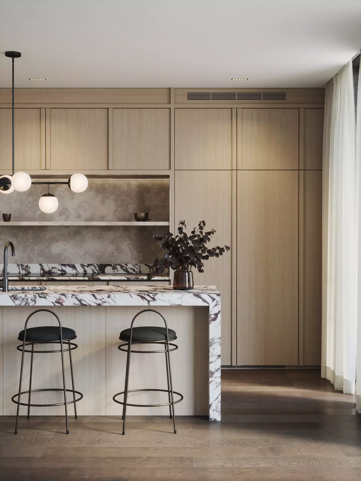 Bringing Warmth Home Through Custom Timber Shelving and Cabinetry ...